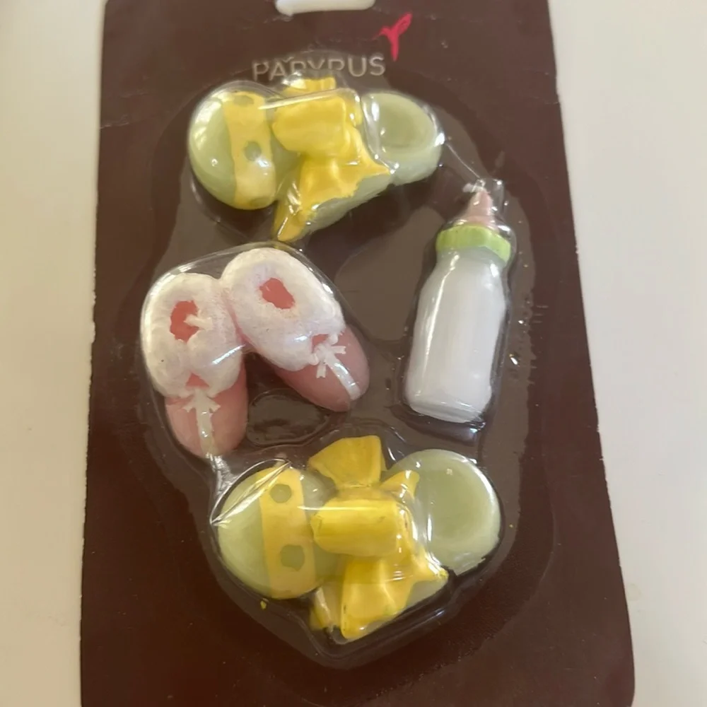 New in box Papyrus baby shower candles